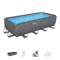 Kit Piscine hors sol tubulaire BESTWAY - APX 365 - 549 x 274 x 132 cm