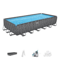 Kit Piscine hors sol tubulaire BESTWAY - APX 365™ - 732 x 366 x 132