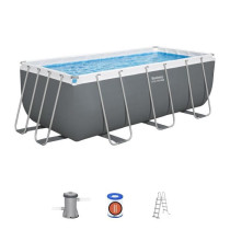 Kit Piscine hors sol tubulaire BESTWAY - Steel Pro Max - 422 x 201 x 1