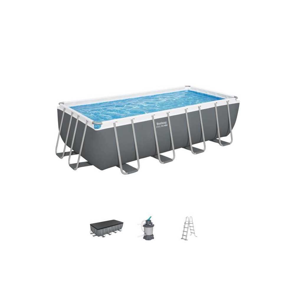 Kit Piscine hors sol tubulaire BESTWAY - Steel Pro Max™ - 488 x 244