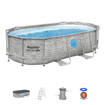 Kit Piscine hors sol tubulaire BESTWAY - Steel Pro MAX™- 427 x 250 x