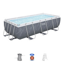 Kit Piscine hors sol tubulaire BESTWAY - Steel Pro Max - 404 x 201 x 1