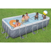 Kit Piscine hors sol tubulaire BESTWAY - Steel Pro Max - 404 x 201 x 1