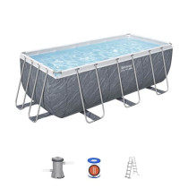 Kit Piscine hors sol tubulaire BESTWAY - Steel Pro Max - 412 x 201 x 1