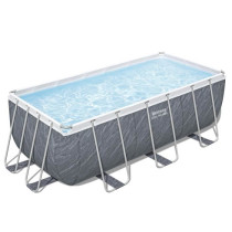 Kit Piscine hors sol tubulaire BESTWAY - Steel Pro Max - 412 x 201 x 1