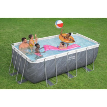 Kit Piscine hors sol tubulaire BESTWAY - Steel Pro Max - 412 x 201 x 1