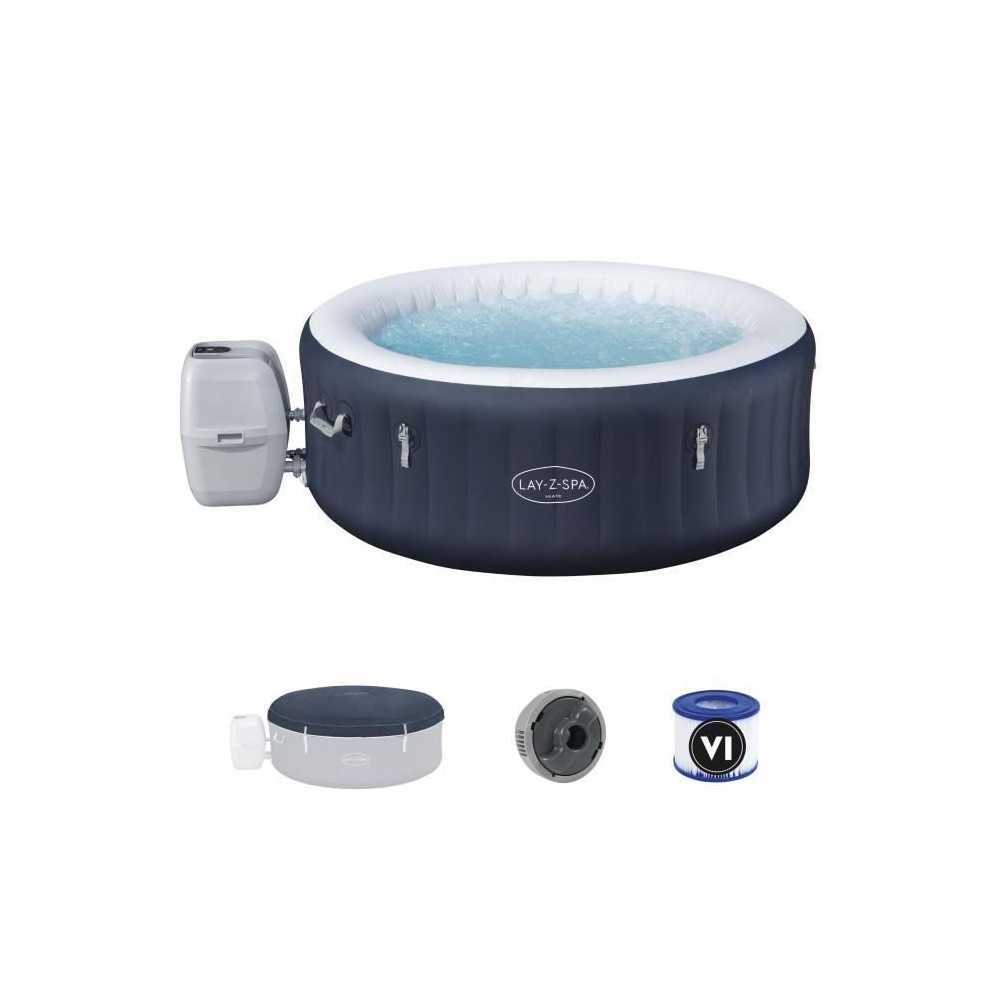 Spa gonflable BESTWAY - Lay-Z-Spa Miami - 120 airjets - 180 x 66 cm -