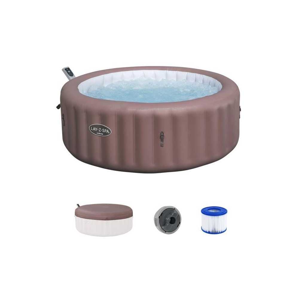 Spa gonflable BESTWAY - Lay-Z-Spa Hawaii - 140 airjets - 196 x 71 cm -