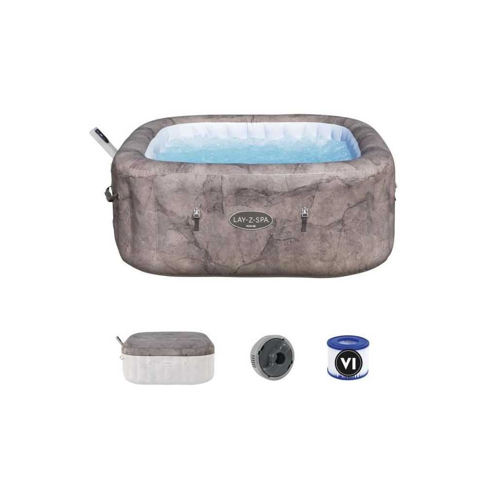 Spa gonflable BESTWAY - Lay-Z-Spa Rome - 140 airjets - 180 x 180 x 71