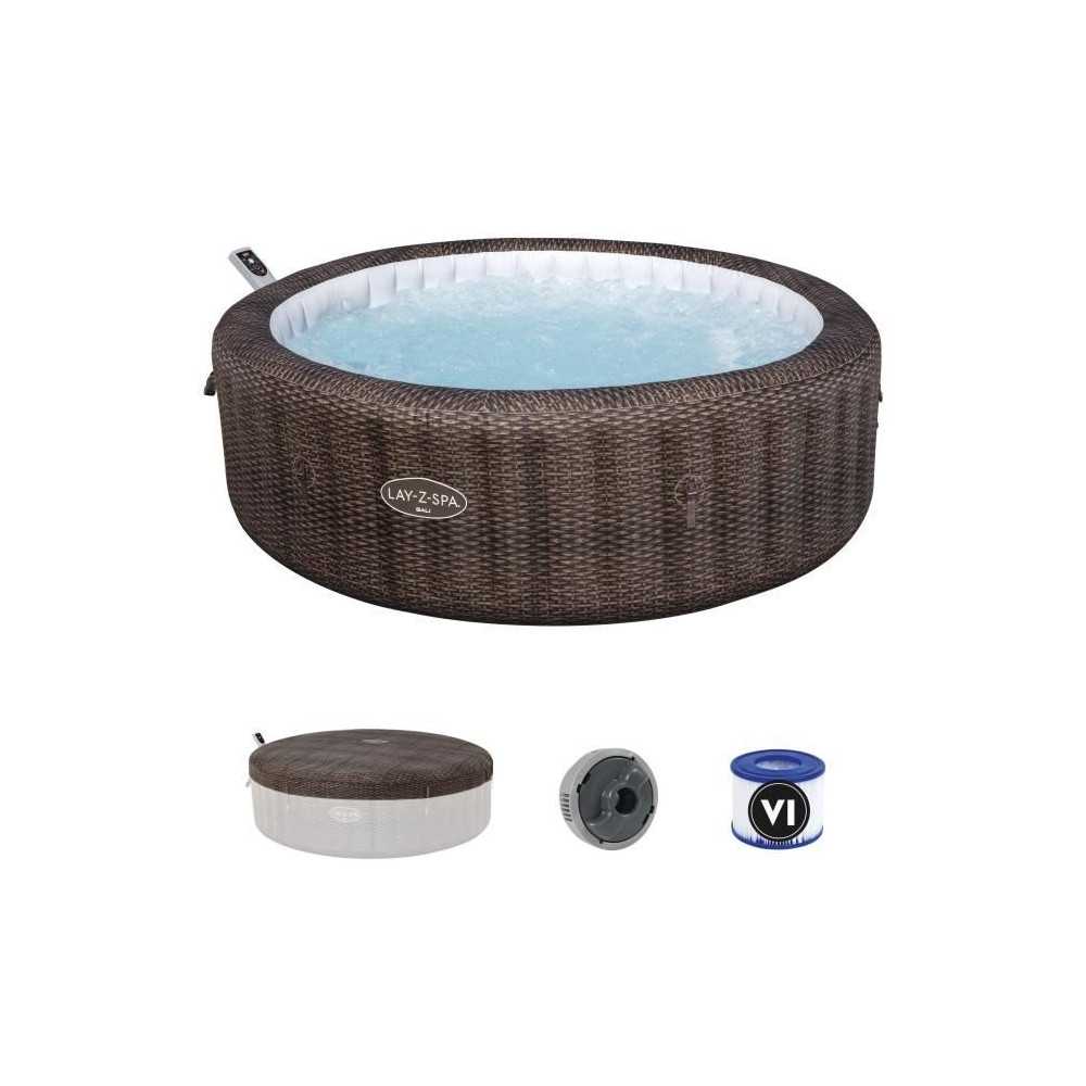 Spa gonflable BESTWAY - Lay-Z-Spa Bali - 180 airjets - 216 x 71 cm - 5