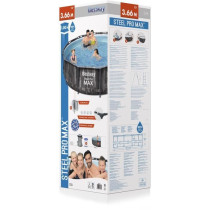Kit Piscine hors sol tubulaire BESTWAY - Steel Pro Max™ - 366 x 100
