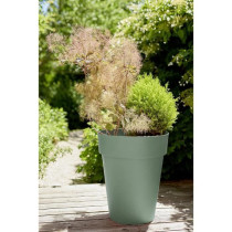 EDA Plastic - Tuscany Vase halfway - Ø 44 x 53 cm - 50 L - Bay green