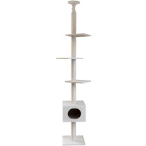 Arbre a chat - 38 x 38 x 240 a 260 cm - Ferdi - KERBL - Blanc - Sis