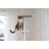 Arbre a chat - 38 x 38 x 240 a 260 cm - Ferdi - KERBL - Blanc - Sis