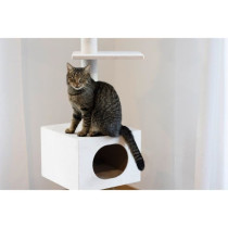Arbre a chat - 38 x 38 x 240 a 260 cm - Ferdi - KERBL - Blanc - Sis