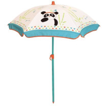 FUN HOUSE 713144 INDIAN PANDA Wooden picnic table with parasol for chi