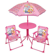 FUN HOUSE PAT'PATROUILLE Garden furniture - 1 table 46xø46 cm, 2 chai