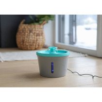 Fontaine a eau - KERBL - 80557 - 1,6 l - Gris/bleu