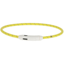 Collier LED - KERBL - Maxi Safe - Jaune - 65 cm x 10 mm