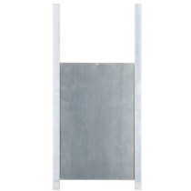 Sliding chicken coop door - KERBL - Alu - 22 x 33 cm - Size S