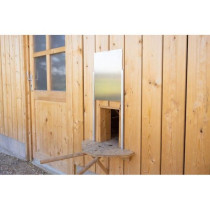 Sliding chicken coop door - KERBL - Alu - 22 x 33 cm - Size S