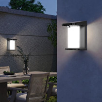 Set of 2 solar projectors - LUMISKY - LUSTY - H18 cm - Wall light with