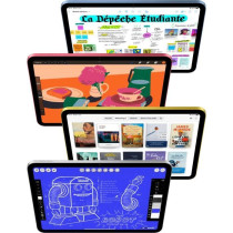 APPLE - iPad A16 (2025) - 11 - Wi-Fi - 256Go - Argent