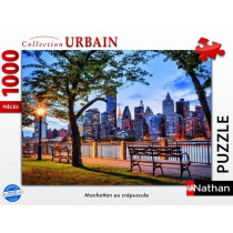 Puzzle 1000 pieces Manhattan au crépuscule, des 14 ans, Puzzle de qua