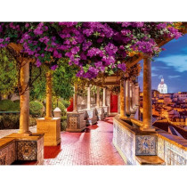Puzzle 2000 pieces Le mirador de Santa Luzia, Lisbonne, Adultes et enf