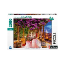 Puzzle 2000 pieces Le mirador de Santa Luzia, Lisbonne, Adultes et enf