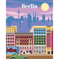 CreArt 24x30 cm Berlin, Adulte, Peinture par numéros, 25521, Ravensbu