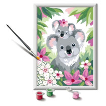 CreArt Kids 18x24cm Maman koala et son bébé, Kit de peinture par num