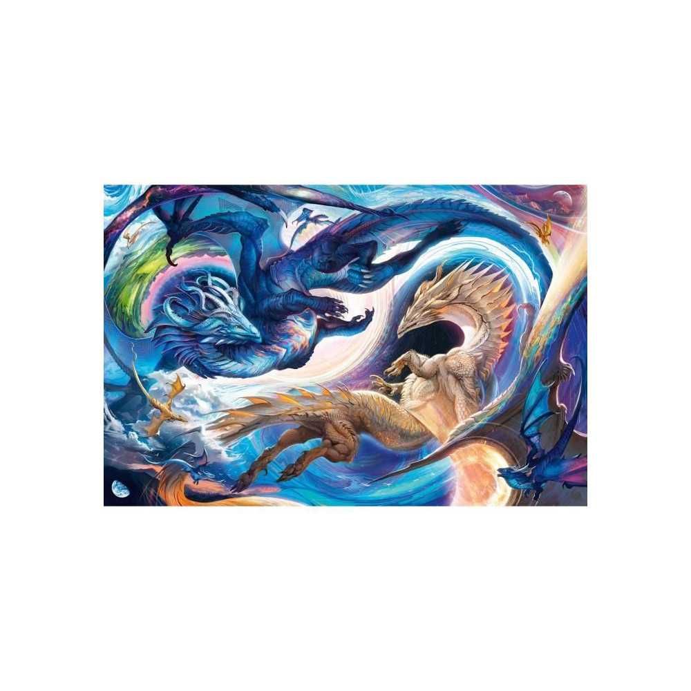 Puzzle 5000 pieces Dragon de jour et de nuit, Des 14 ans, Dragons, 120