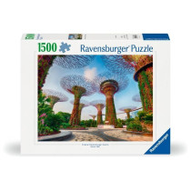 Puzzle 1500 pieces Jardin de la baie de Singapour, des 14 ans, Puzzle