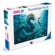 Puzzle 1000 pieces Dragon, sirene et tortues des profondeurs, des 14 a
