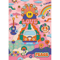 Puzzle 1000 pieces Hippie style / Cha cha Pop, des 14 ans, Puzzle de q