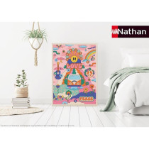 Puzzle 1000 pieces Hippie style / Cha cha Pop, des 14 ans, Puzzle de q