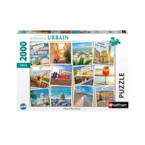 Puzzle 2000 pieces Nice, Côte d'Azur, Adultes et enfants des 14 ans,
