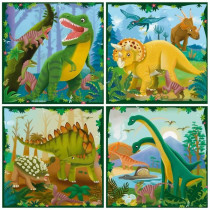 Puzzle Enfant, Puzzle UP!, Les dinosaures, des 4 ans, 12004003, Ravens