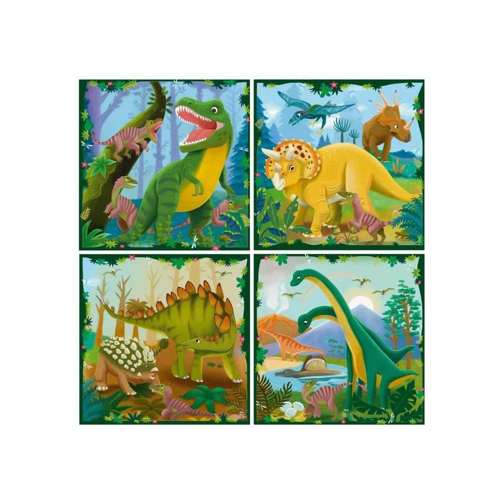 Puzzle Enfant, Puzzle UP!, Les dinosaures, des 4 ans, 12004003, Ravens