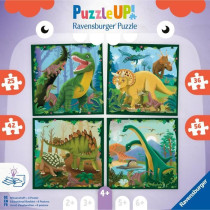 Puzzle Enfant, Puzzle UP!, Les dinosaures, des 4 ans, 12004003, Ravens