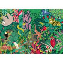 Puzzle 1000 pieces Foret tropicale magique, des 14 ans, Puzzle de qual