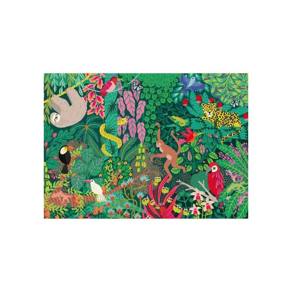 Puzzle 1000 pieces Foret tropicale magique, des 14 ans, Puzzle de qual