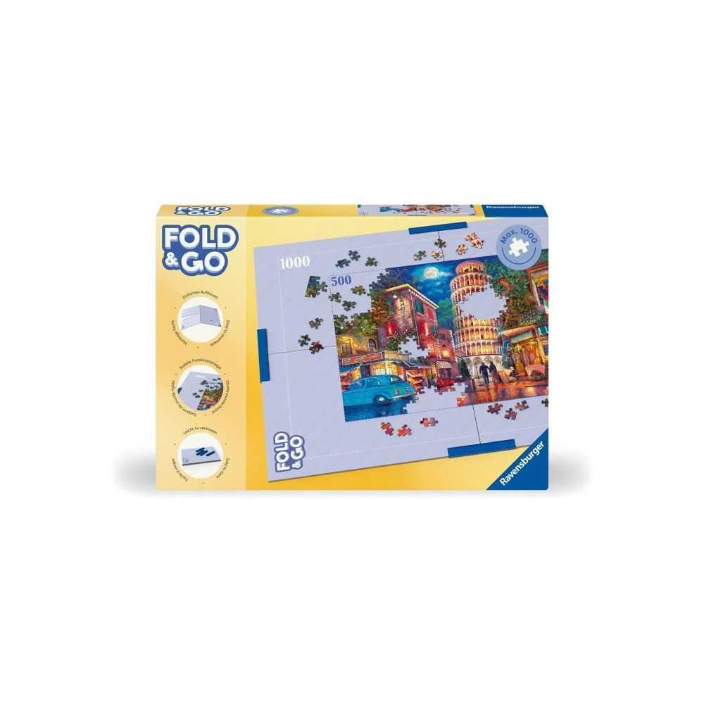 Plateau de puzzle en carton pliable, Pinces de fixation, Pour puzzle j