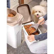 Conteneur - KERBL - Petfood - Brun/blanc - 15l