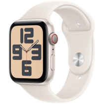 Apple Watch SE GPS + Cellular - 44mm - Boîtier Starlight Aluminium -
