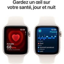Apple Watch SE GPS + Cellular - 44mm - Boîtier Starlight Aluminium -