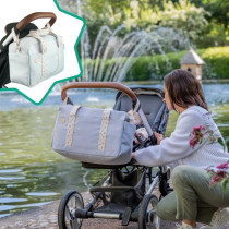 Badabulle Bowling Diaper Bag - Large Capacity 20L - Changing mat and s
