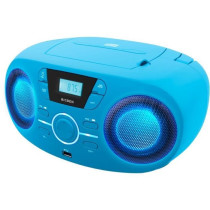 BIGBEN CD61BLUSB Portable Radio Cd Usb Blue + Luminous Speakers