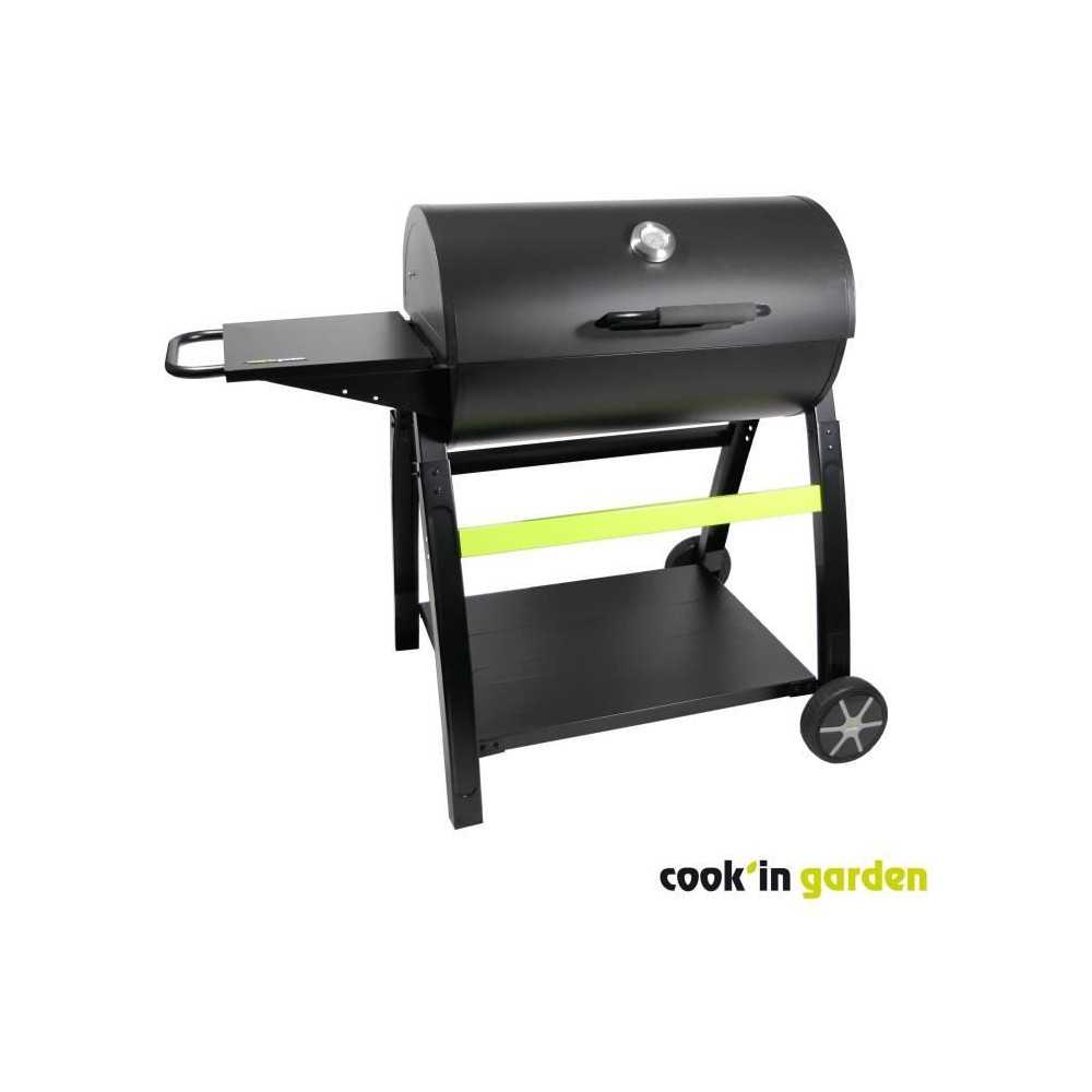 Barbecue au charbon de bois - COOK'IN GARDEN - TONINO 70 - Noir